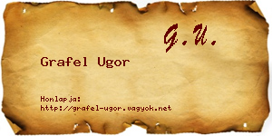 Grafel Ugor névjegykártya